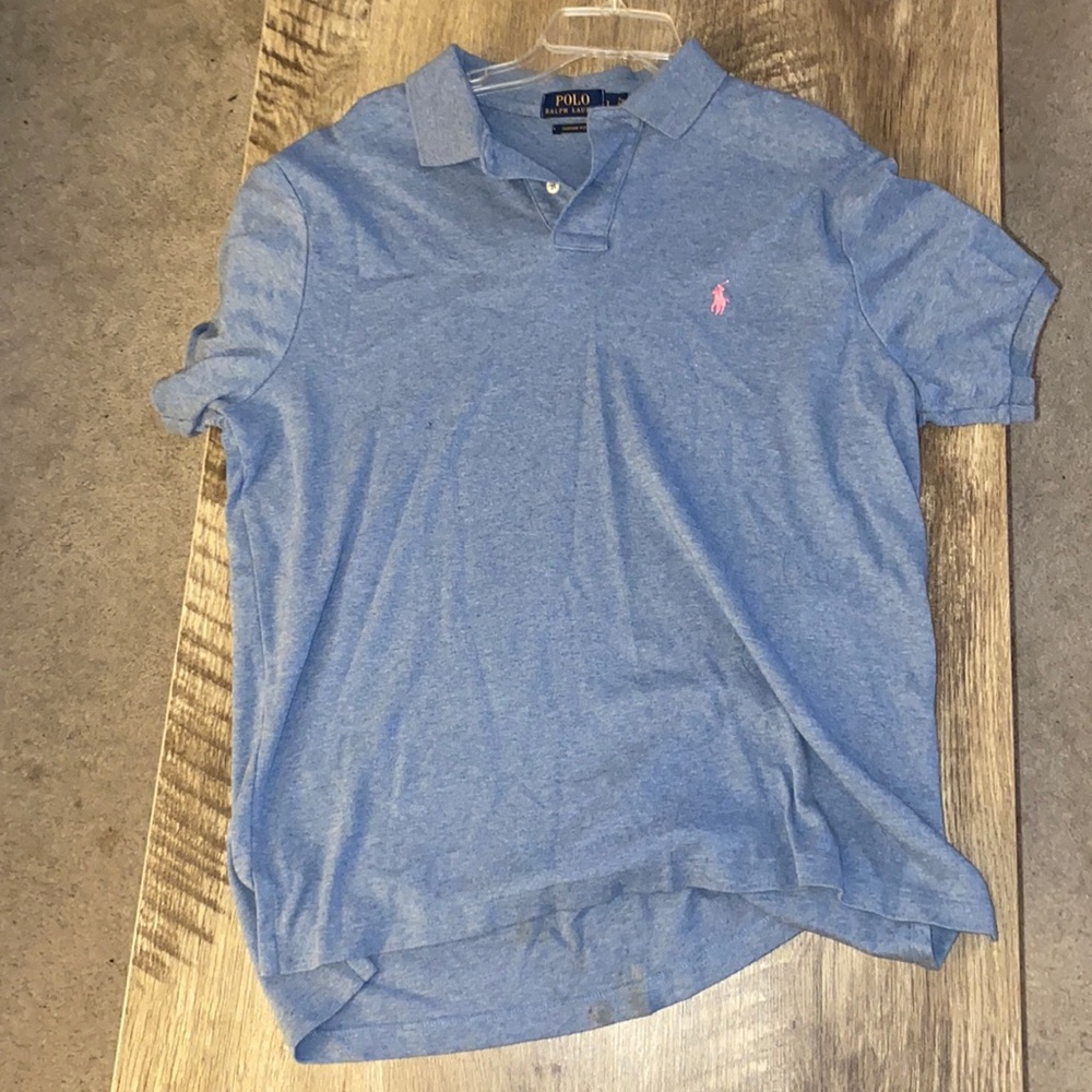 Light blue Ralph Lauren polo - Large